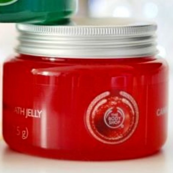 The Body Shop Frosted Cranberry Bath Jelly 9.08 oz - Picture 1 of 4